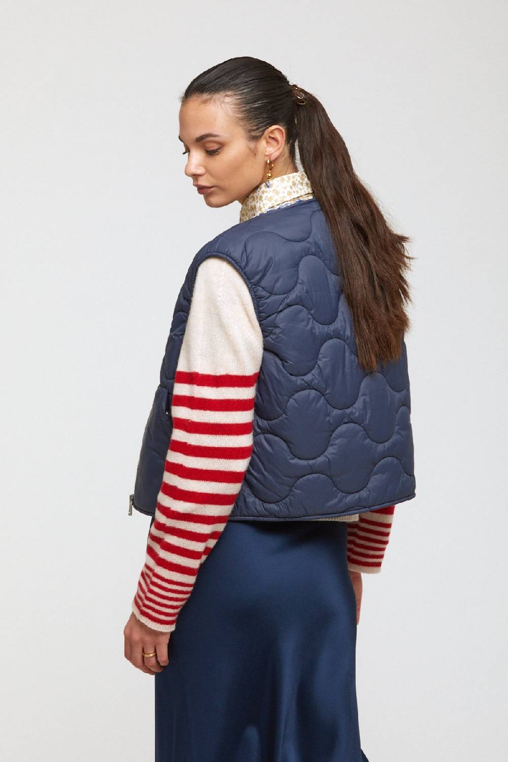 ottod'Ame Puffer waistcoat In Linea