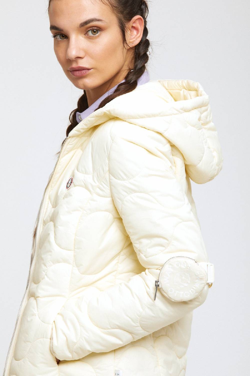 ottod'Ame Puffer jacket with hood Pezzi Unici