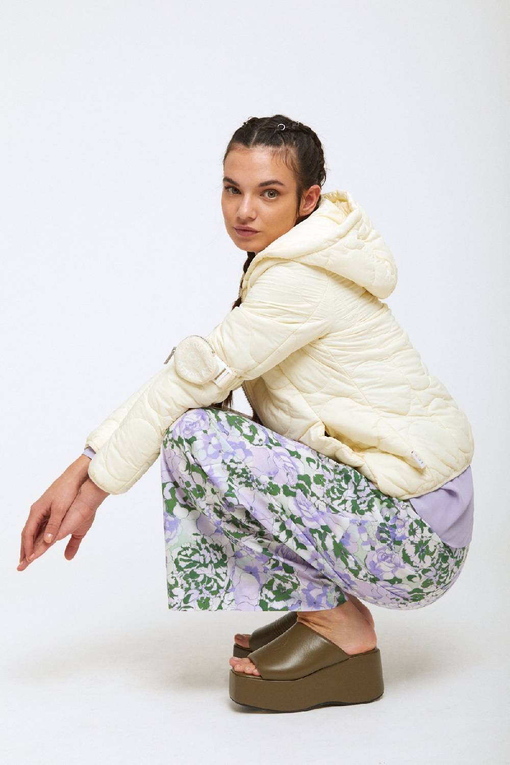 ottod'Ame Puffer jacket with hood Pezzi Unici