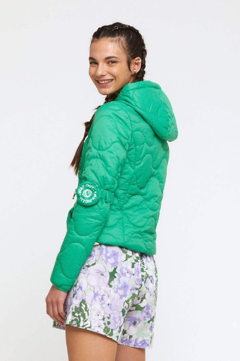 ottod'Ame Puffer jacket with hood Qualità Garantita