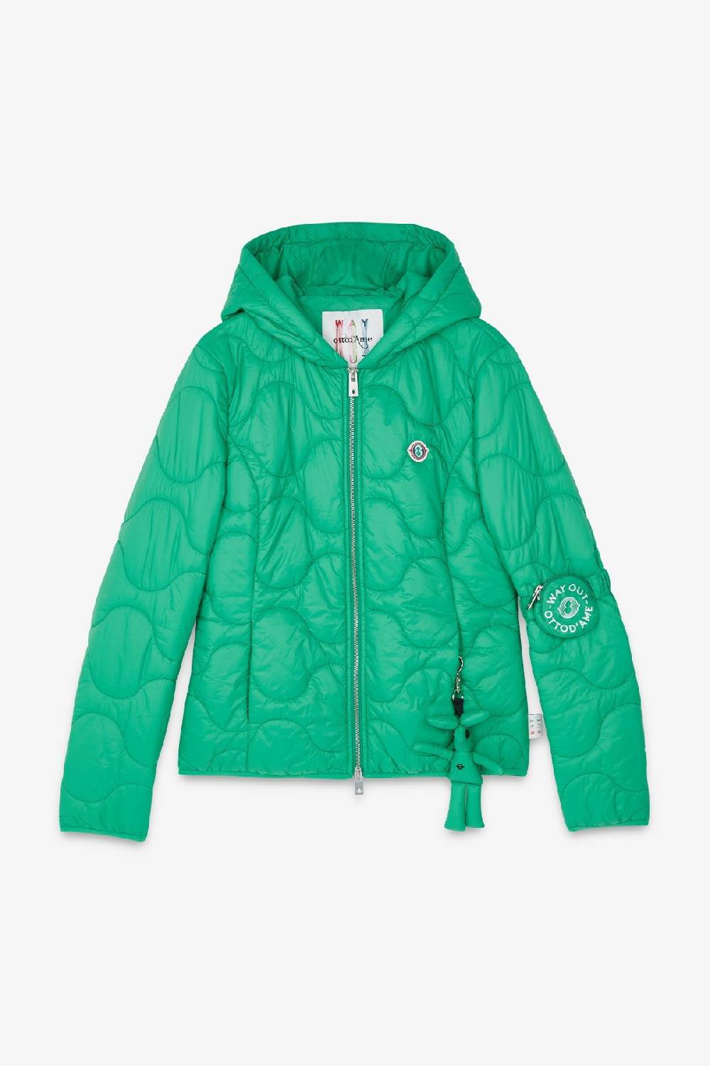ottod'Ame Puffer jacket with hood Qualità Garantita