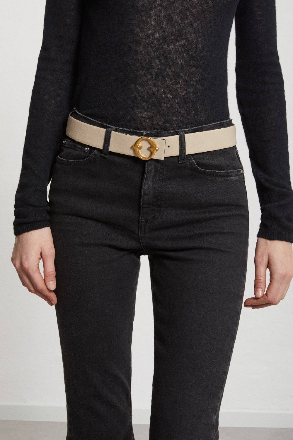 ottod'Ame Leather belt with bukle Consegna Veloce