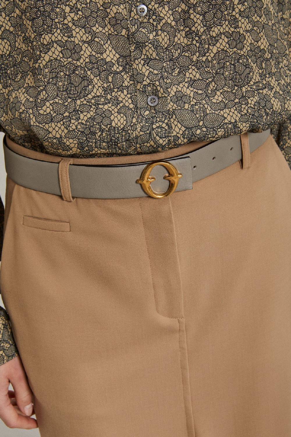 ottod'Ame Leather belt with bukle Promozione Limitata