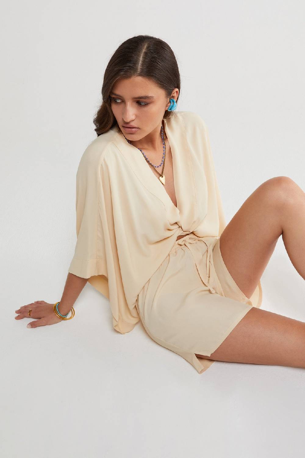 ottod'Ame Silk blend shorts Presa
