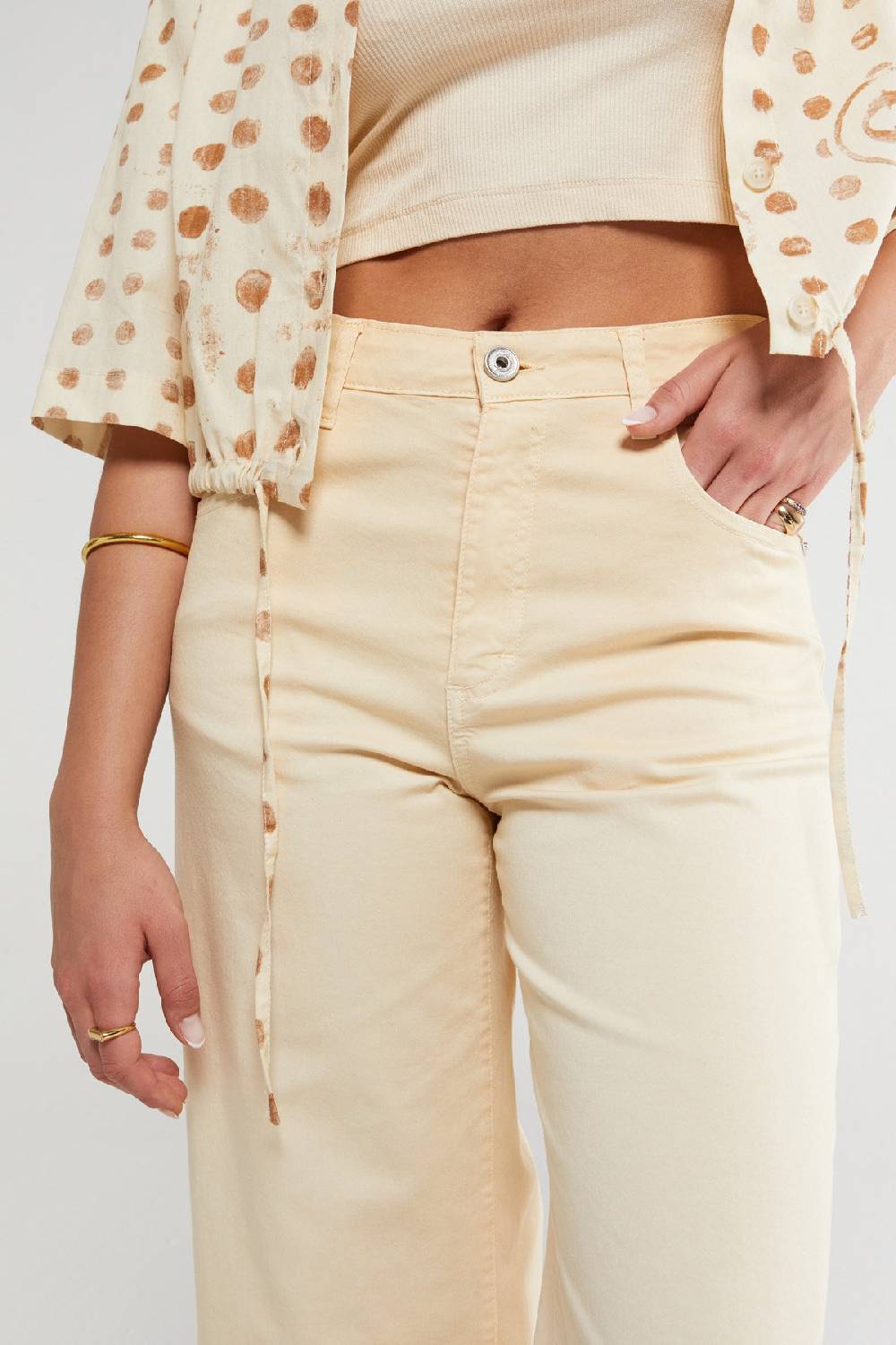 ottod'Ame Cotton flare trousers Offerta