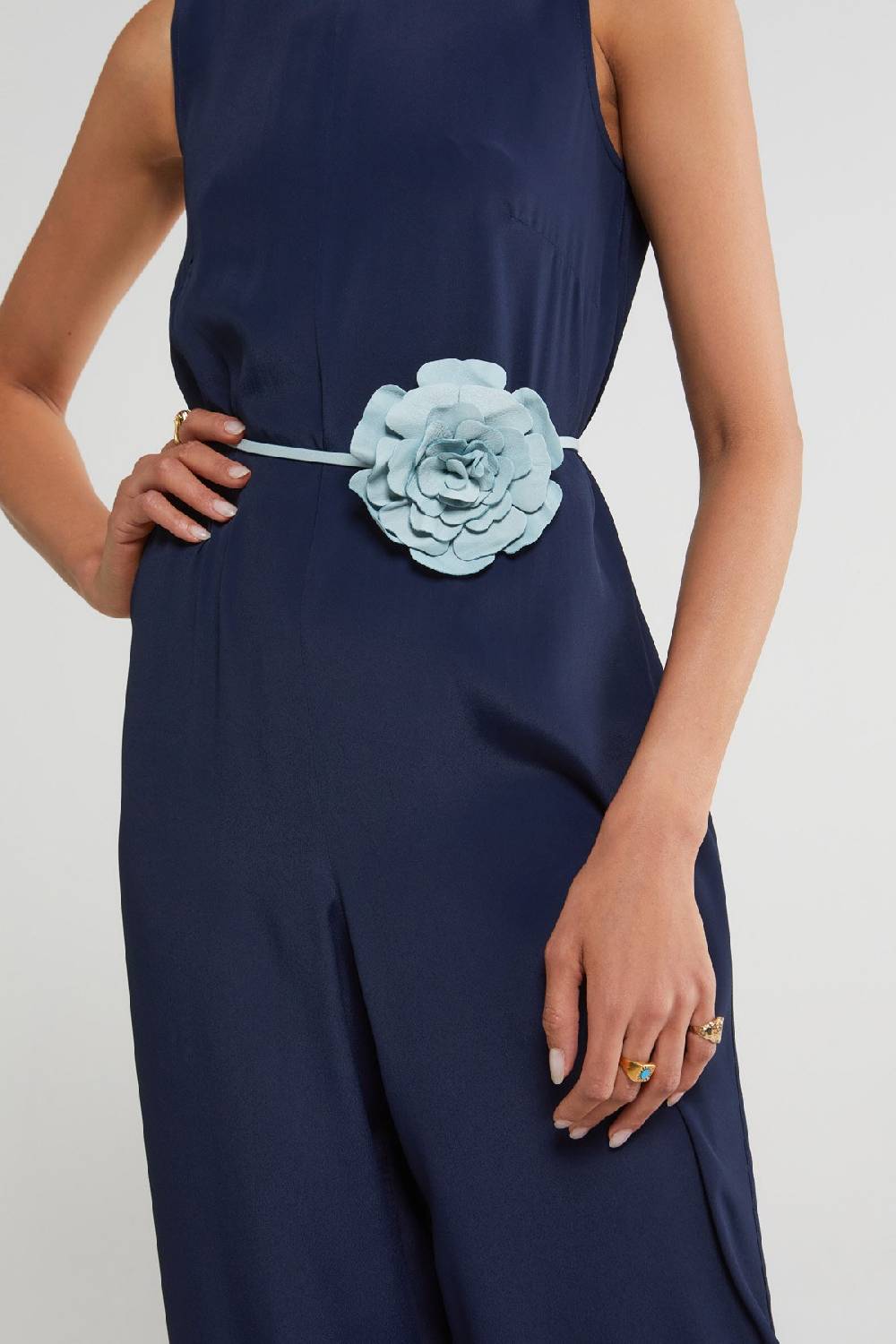 ottod'Ame Leather thin belt Vendita Economica