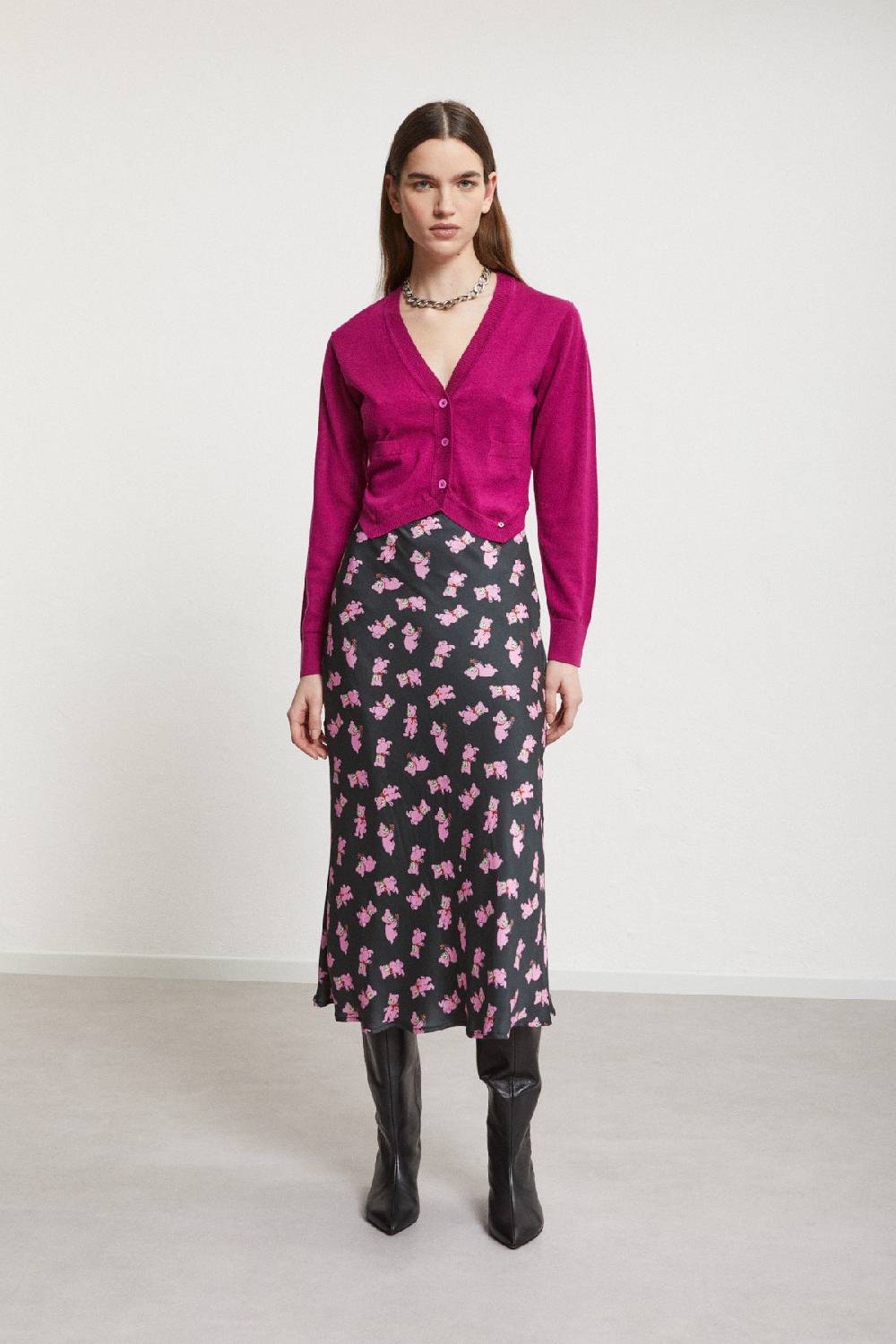 ottod'Ame Merino wool cropped cardigan In Saldo