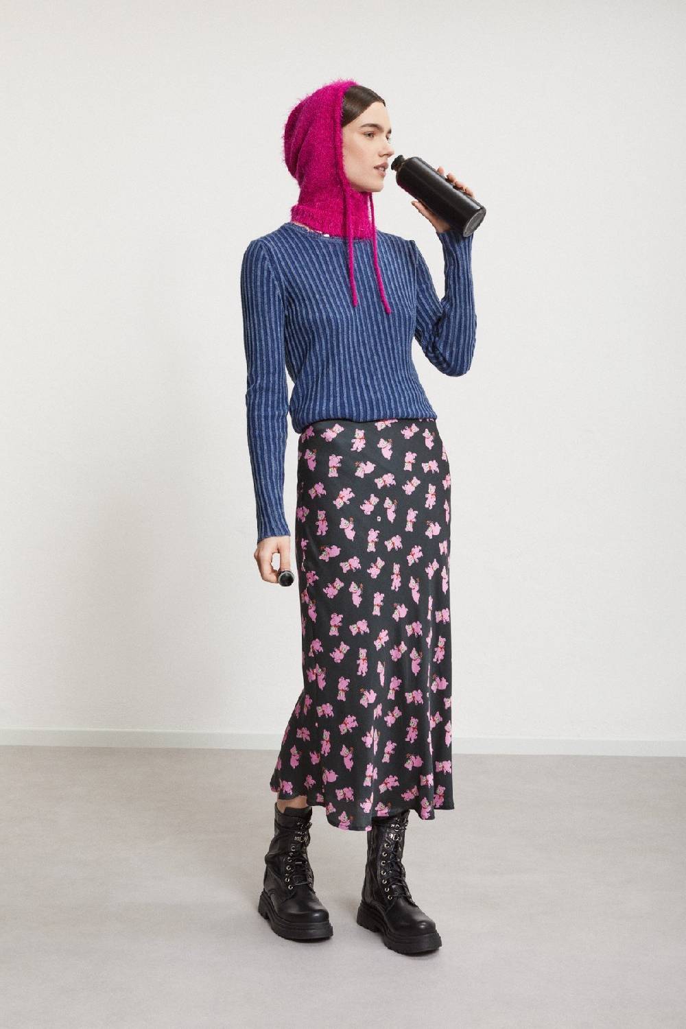 ottod'Ame Viscose long skirt Moda