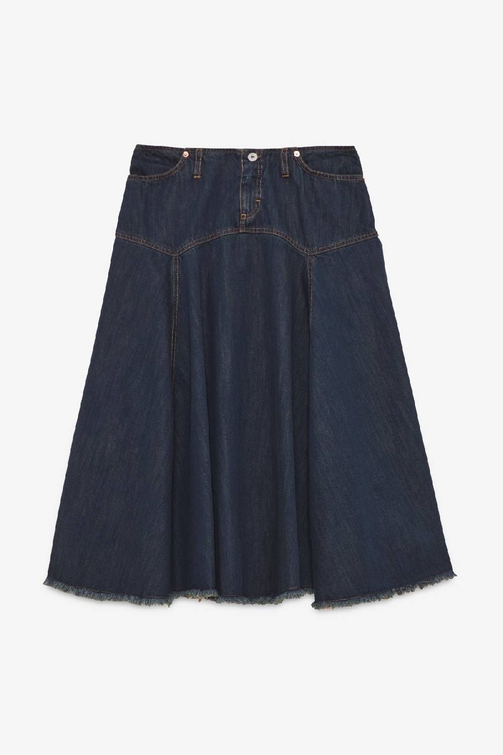 ottod'Ame Denim full skirt Spedizione gratuita