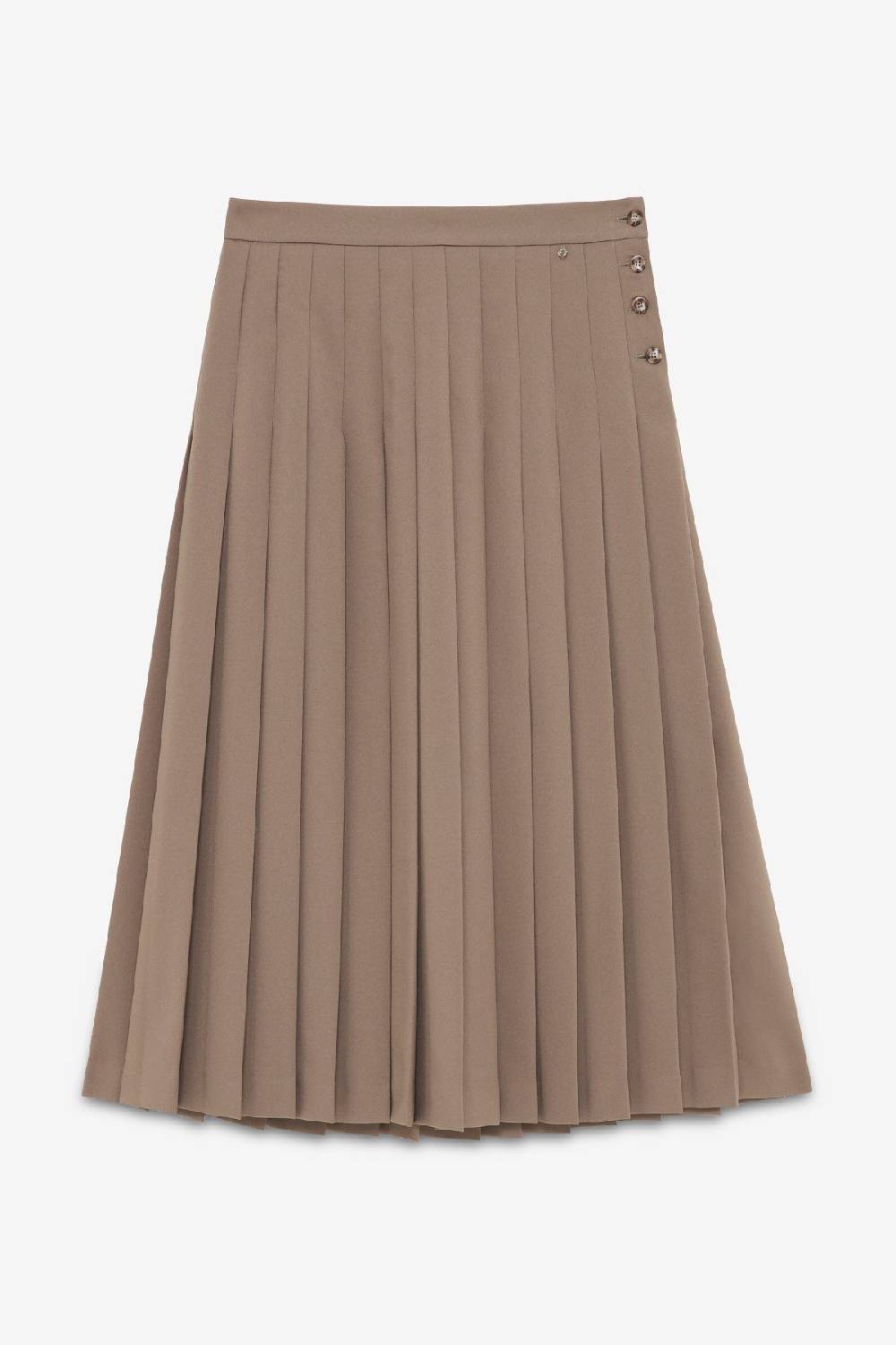 ottod'Ame Pleated midi skirt Negozio online di fabbrica