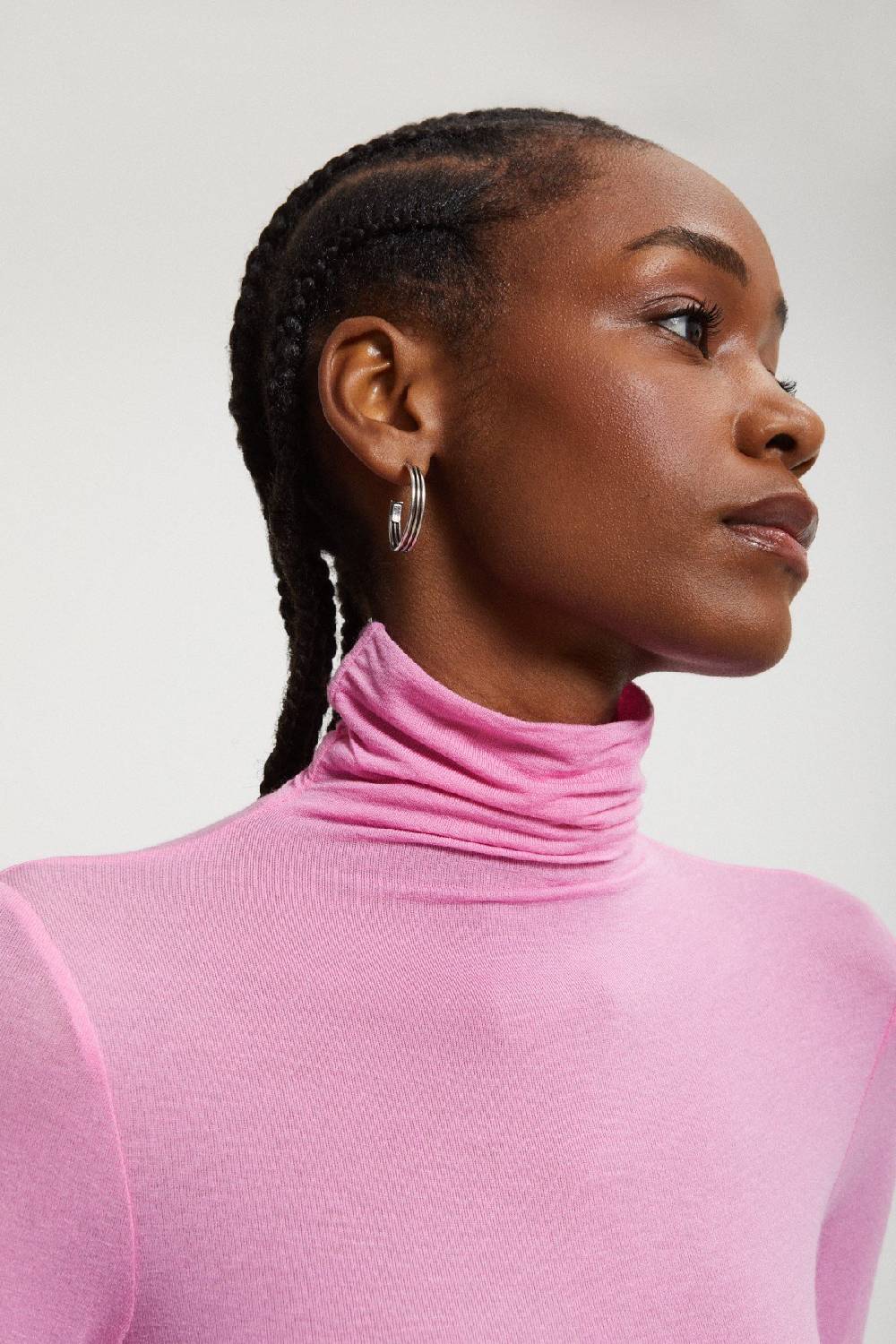 ottod'Ame Stretch viscose turtleneck t-shirt Grande vendita