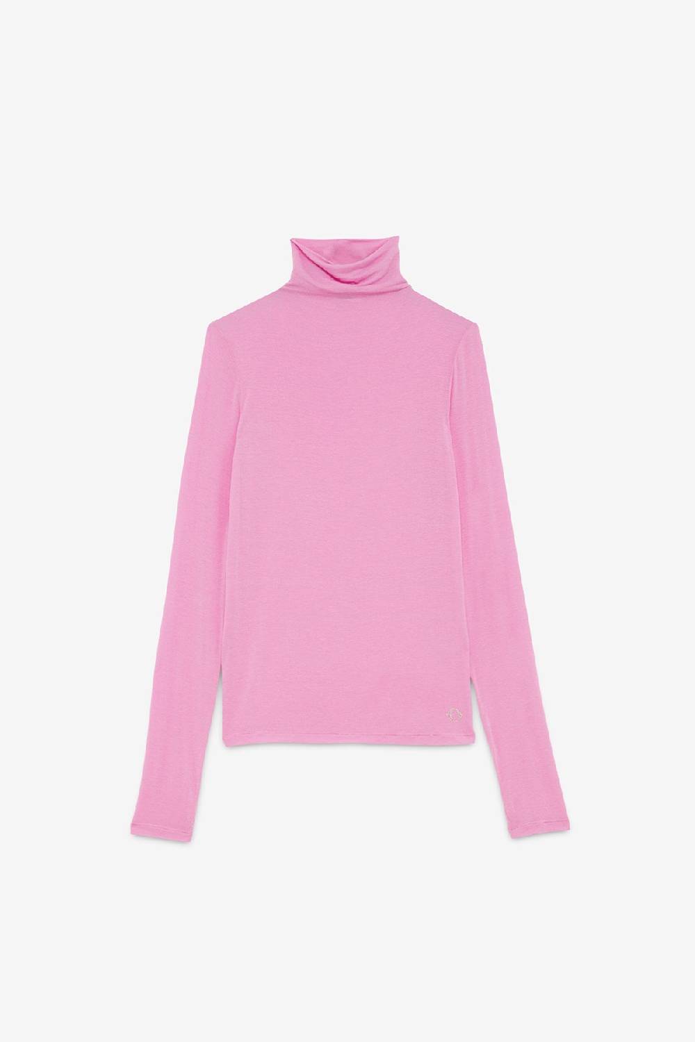 ottod'Ame Stretch viscose turtleneck t-shirt Grande vendita