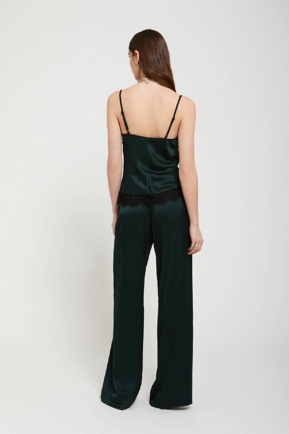 ottod'Ame Viscose top with lace Vendite stagionali