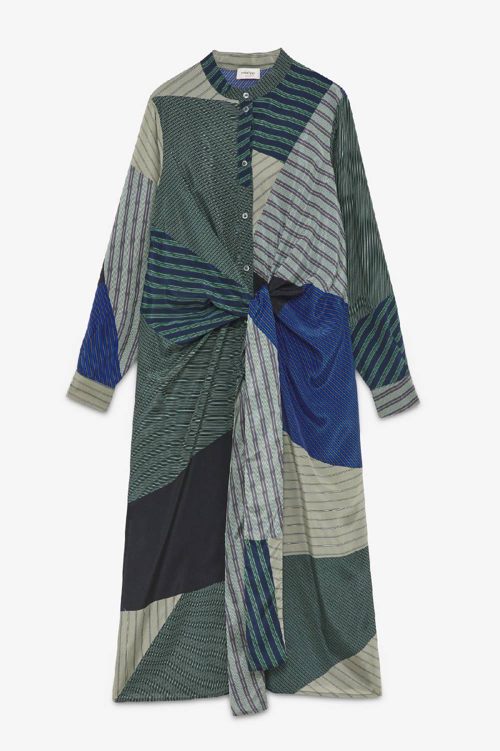 ottod'Ame Viscose long dress with knot Offerta Giorno del Papà