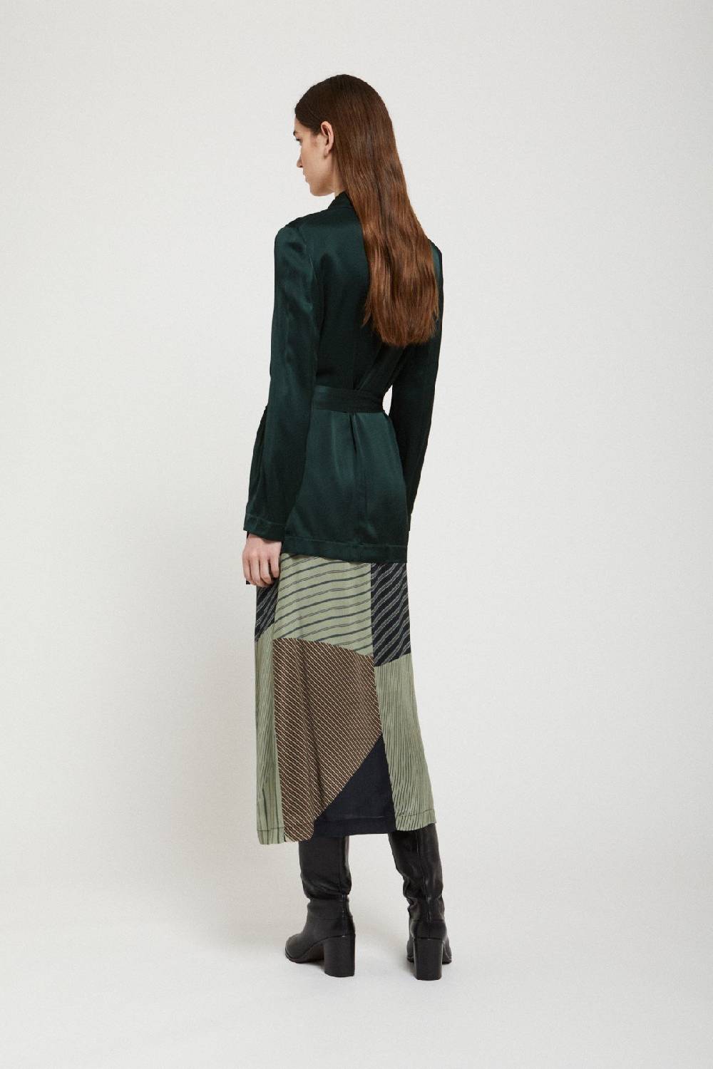 ottod'Ame Viscose midi skirt with knot Offerta Anniversario