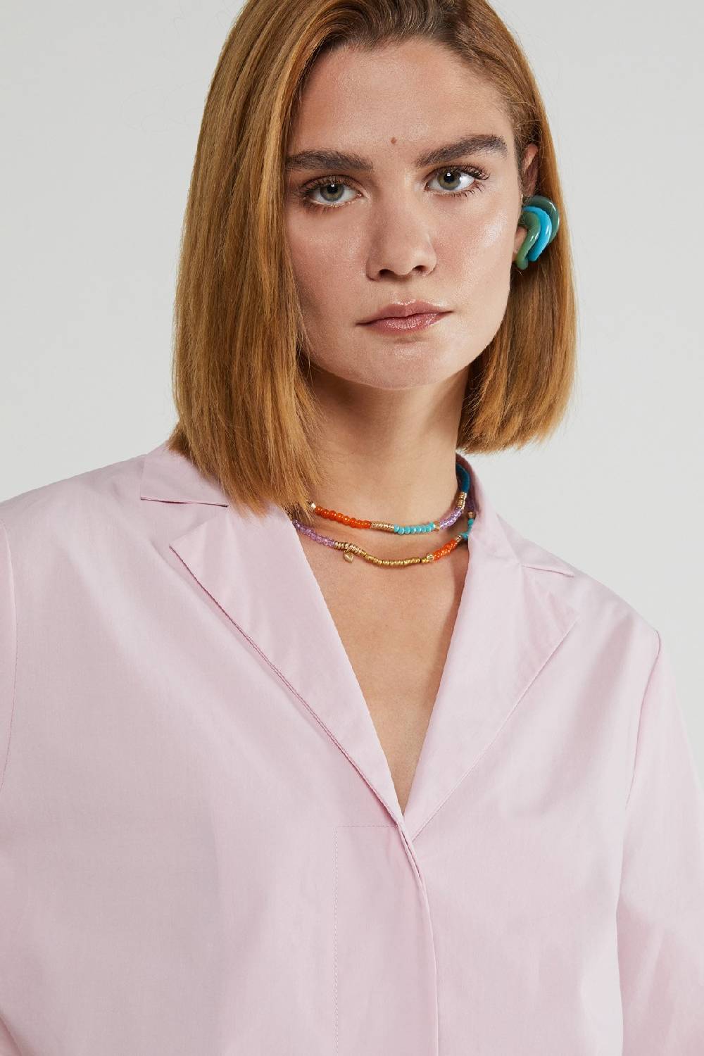 ottod'Ame Poplin cropped shirt Offerte esclusive