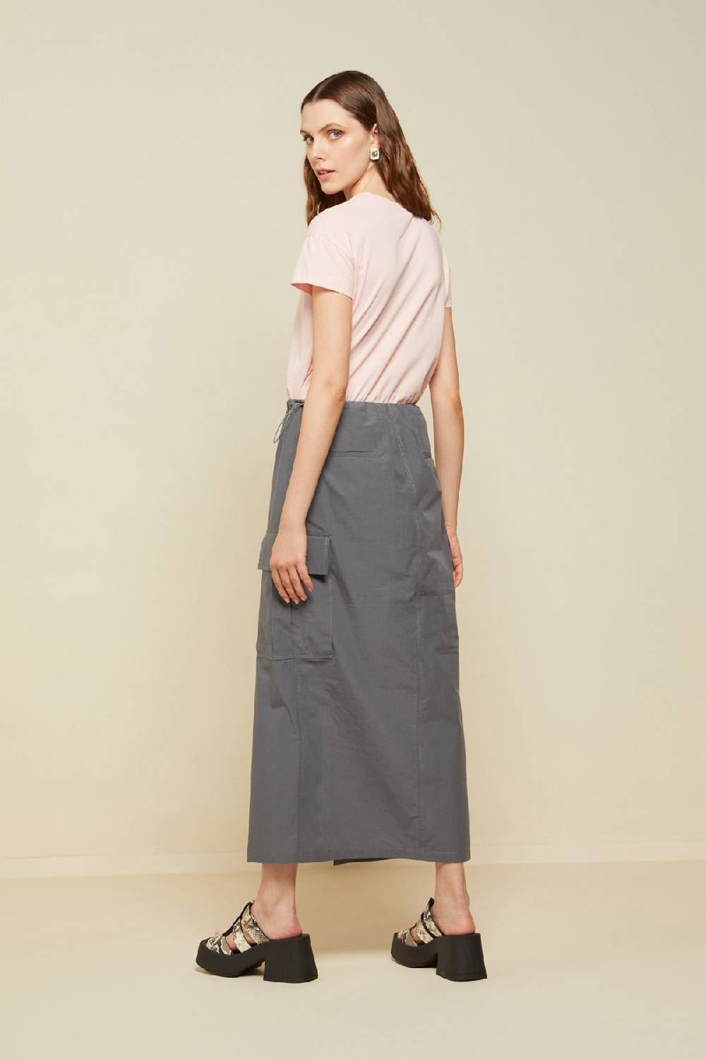 ottod'Ame Poplin long skirt Bestseller