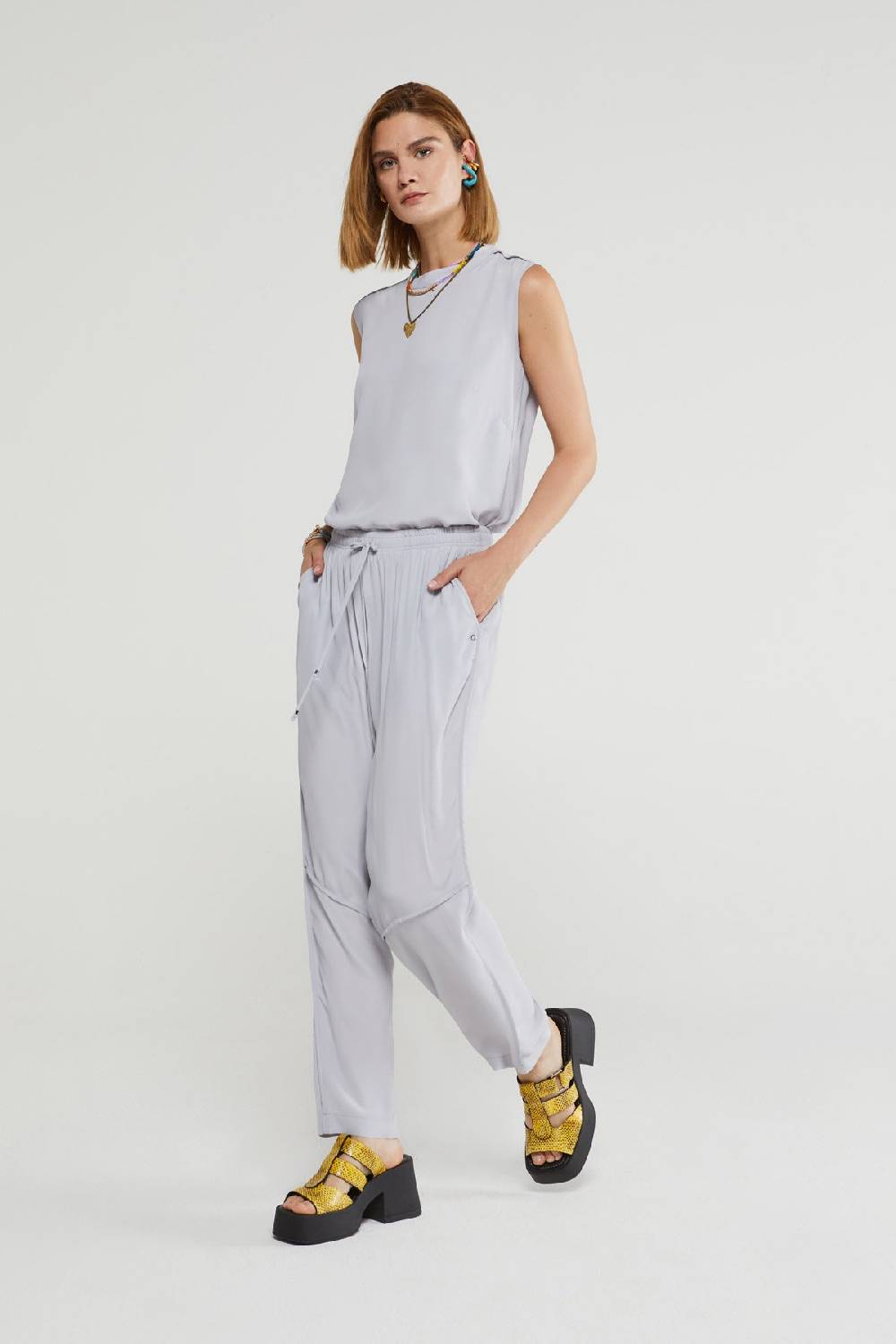 ottod'Ame Silk blend trousers Offerte giornaliere