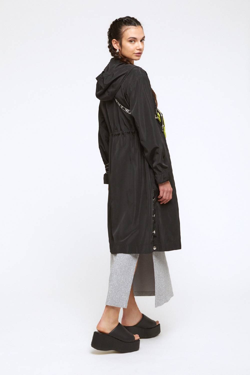 ottod'Ame Midi trench coat with hood Sconti VIP