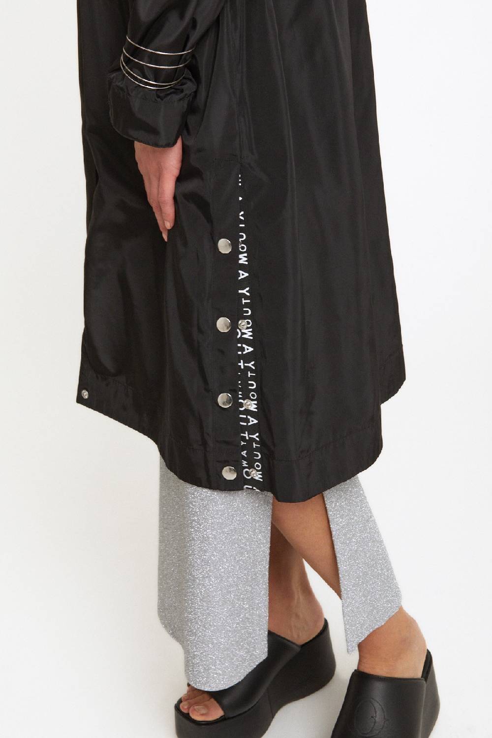 ottod'Ame Midi trench coat with hood Sconti VIP