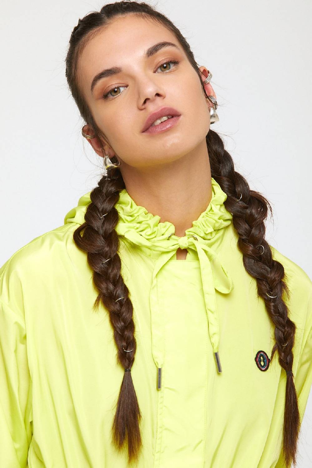 ottod'Ame Midi trench coat with hood Prezzo basso