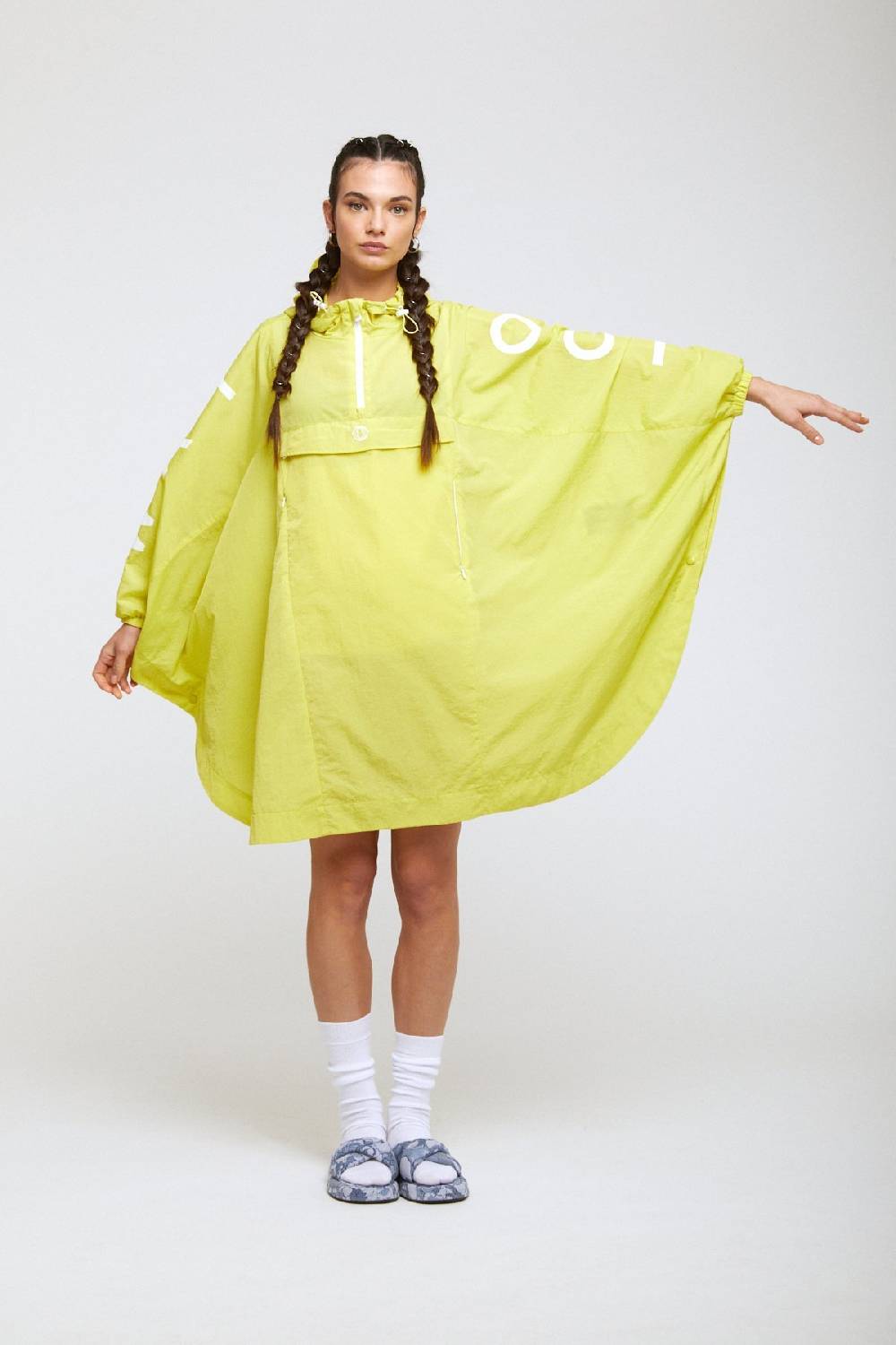 ottod'Ame Waterproof poncho with hood Ritorno libero