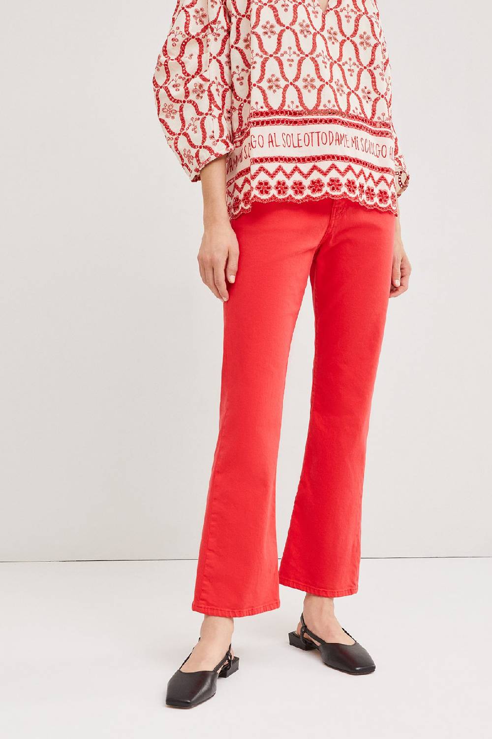 ottod'Ame Ribcage Botcut jeans Latest stili