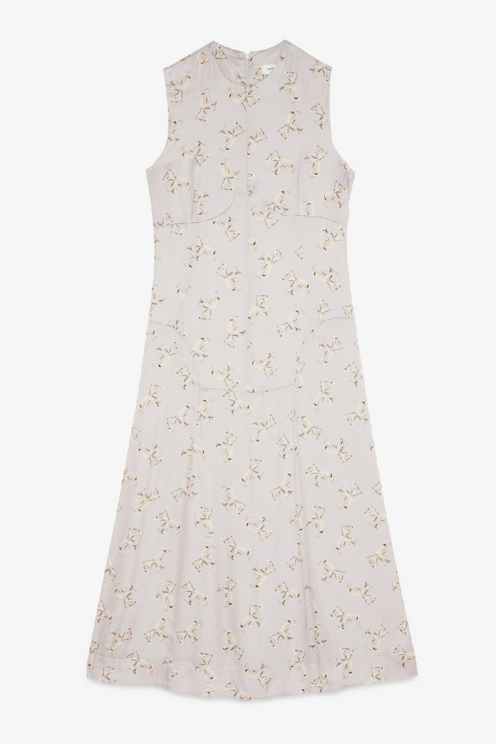 ottod'Ame Printed viscose long dress Fino al 65% di sconto