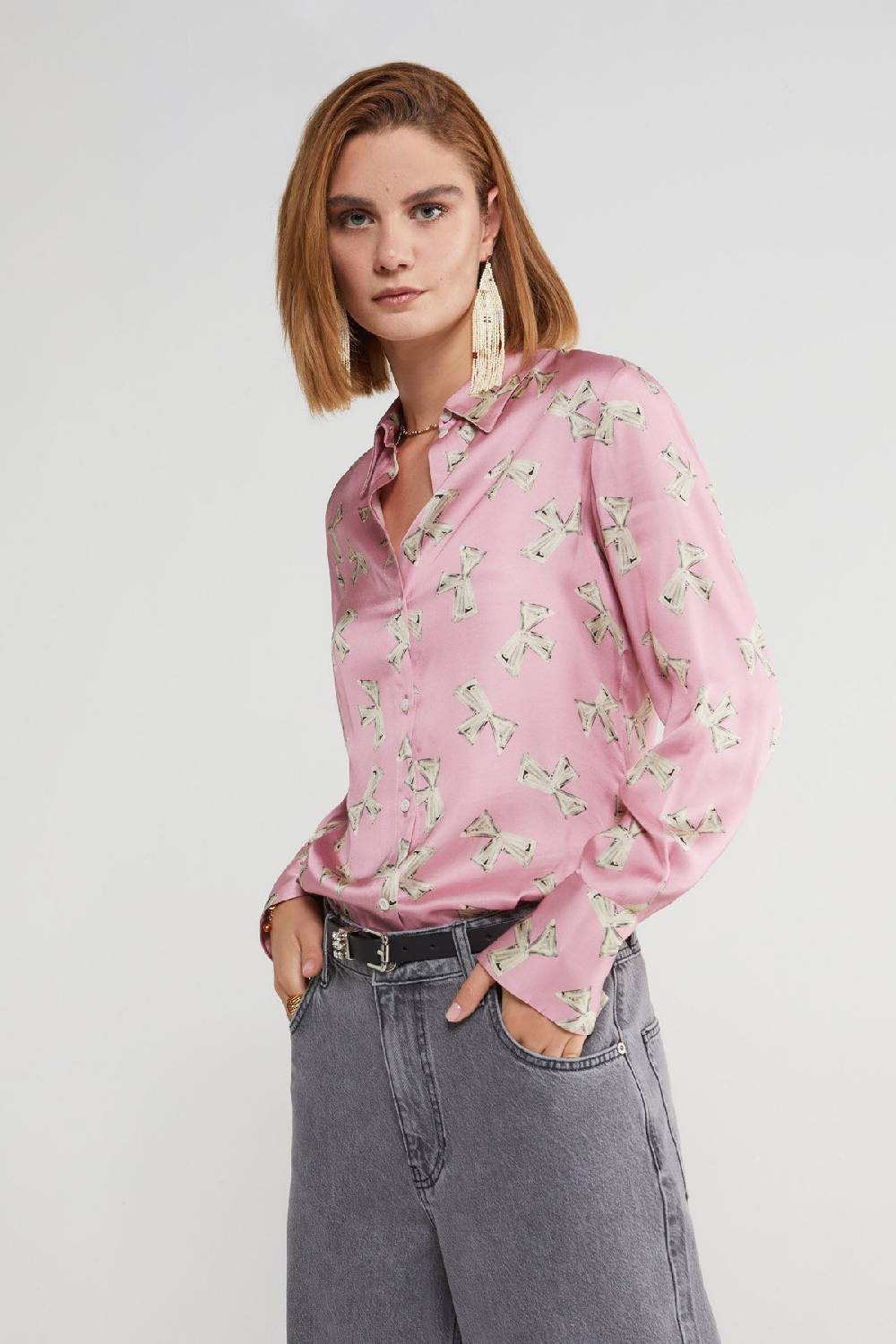 ottod'Ame Printed viscose shirt Only for today