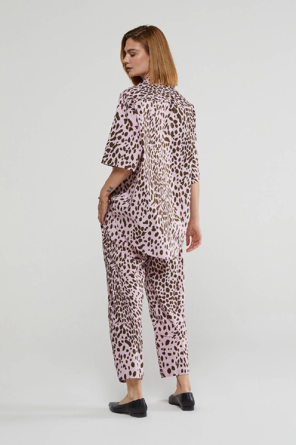 ottod'Ame Animalier cotton shirt Fino al 55% di sconto