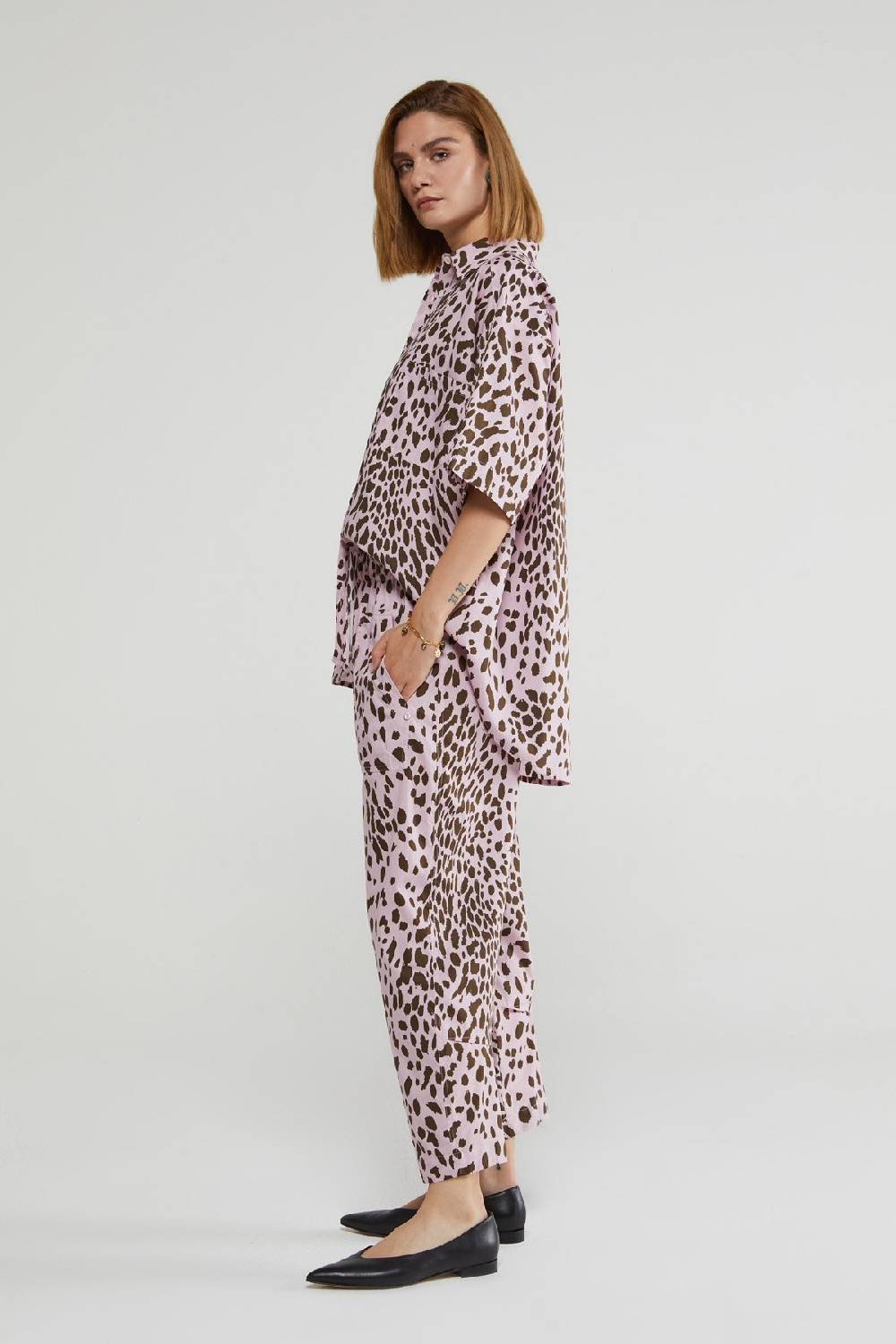 ottod'Ame Animalier cotton trousers Discount Store per i nuovi prodotti