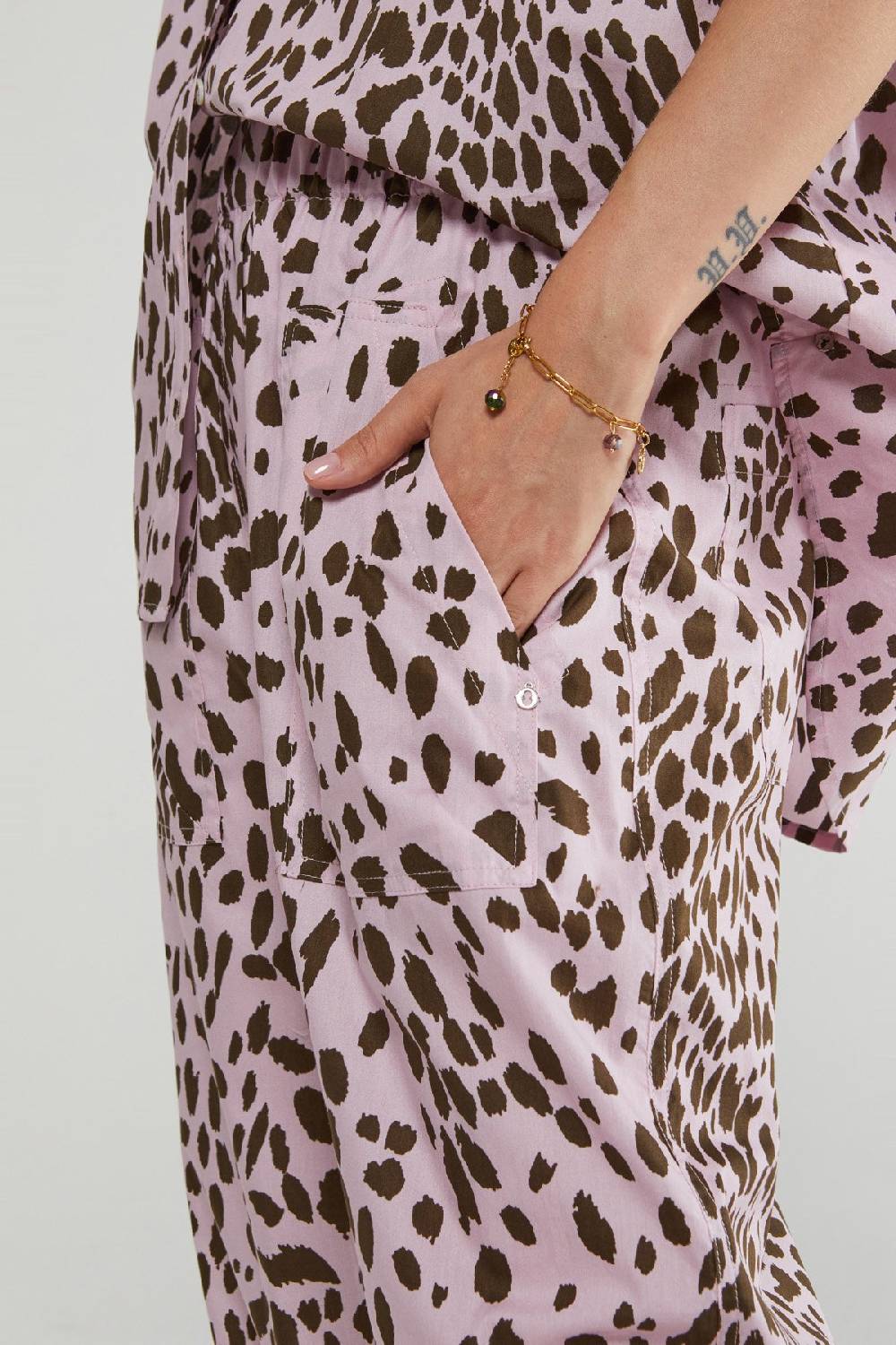 ottod'Ame Animalier cotton trousers Discount Store per i nuovi prodotti