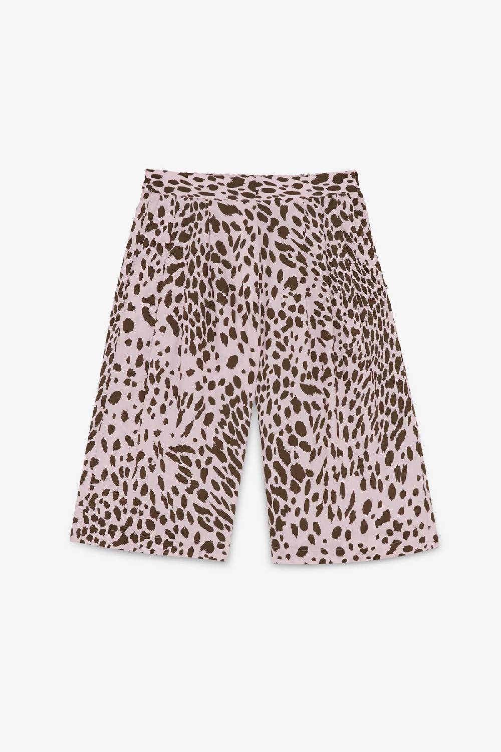 ottod'Ame Animalier cotton cropped trousers Enormi sconti