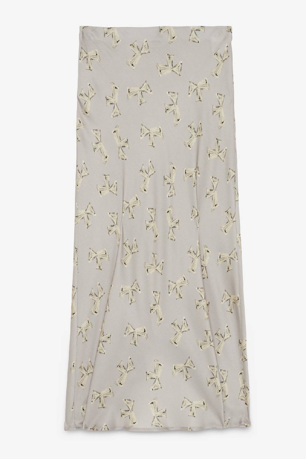 ottod'Ame Printed viscose midi skirt Officina