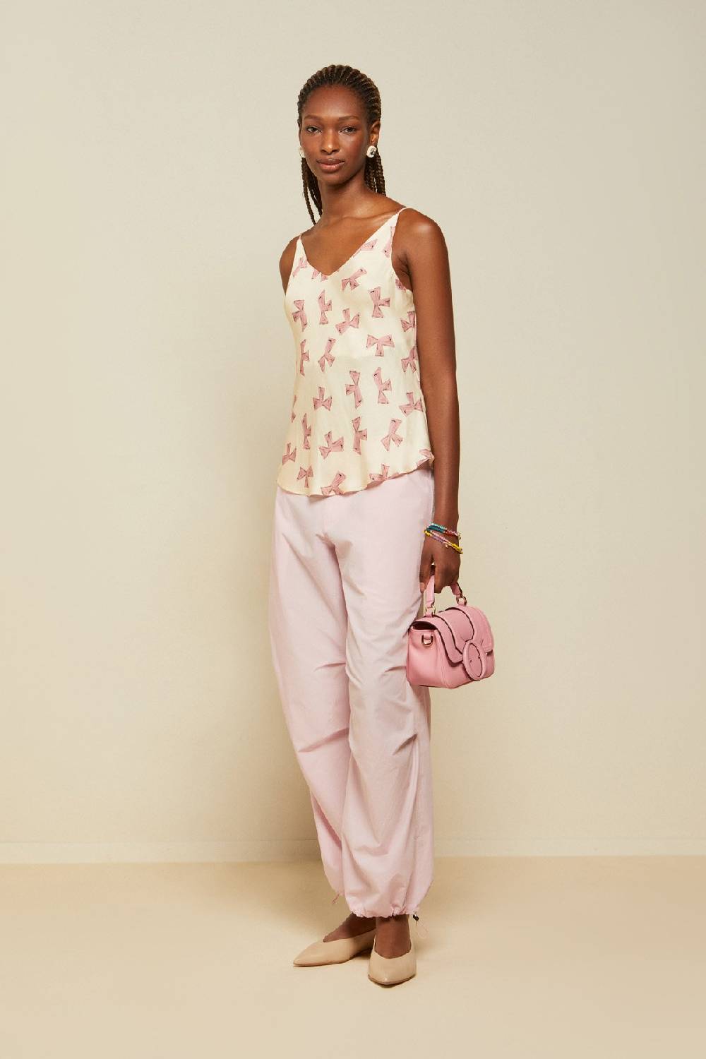 ottod'Ame Printed viscose top Limitato a 3 giorni