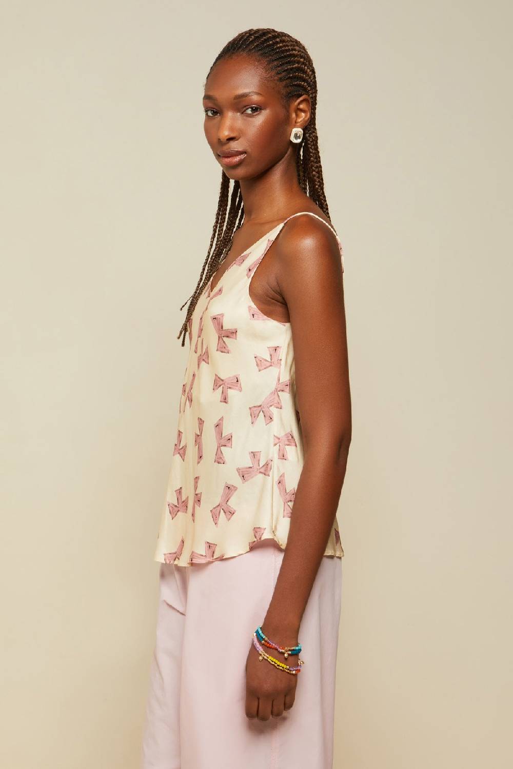 ottod'Ame Printed viscose top Limitato a 3 giorni