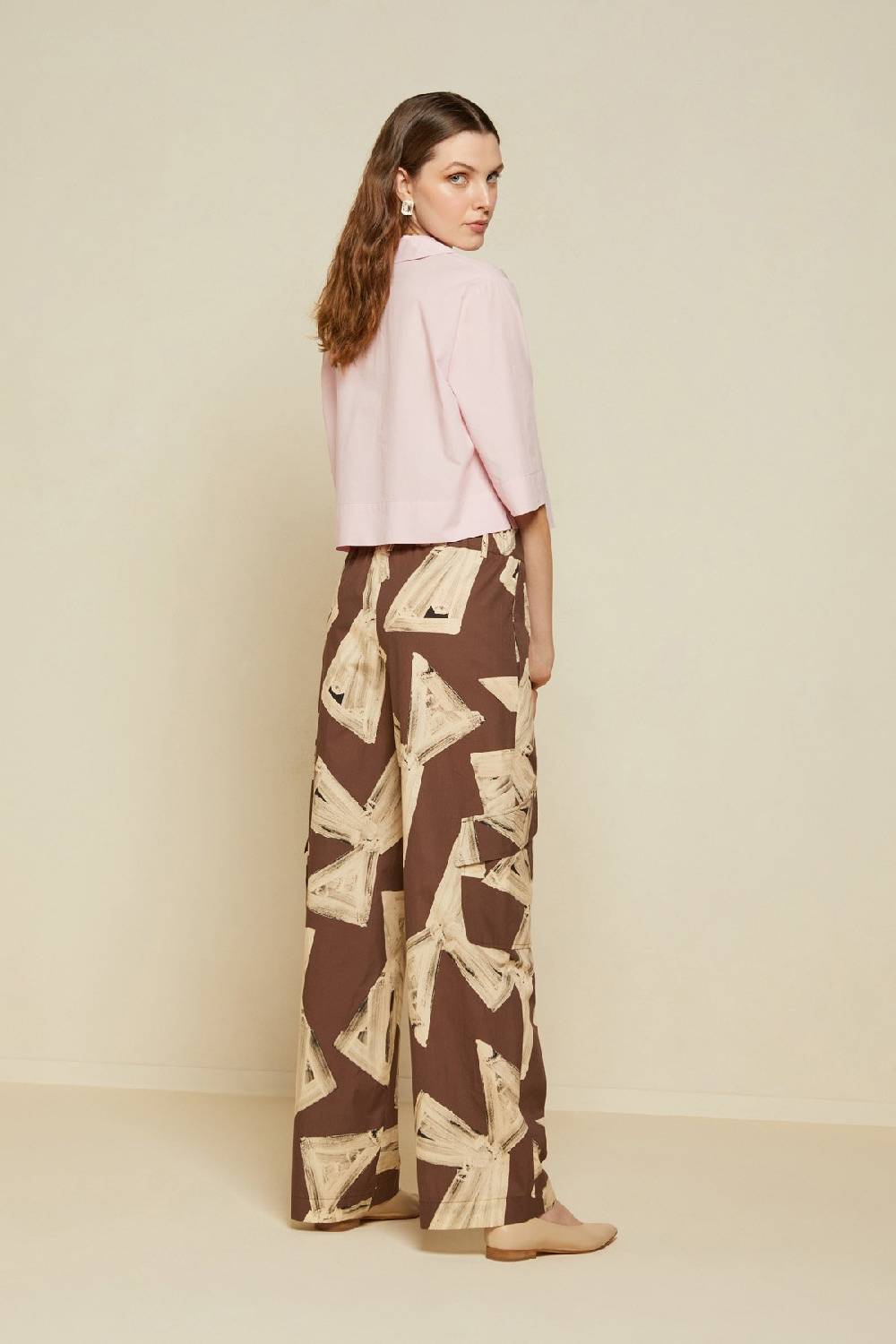 ottod'Ame Cotton palazzo trousers Black Friday Prezzi