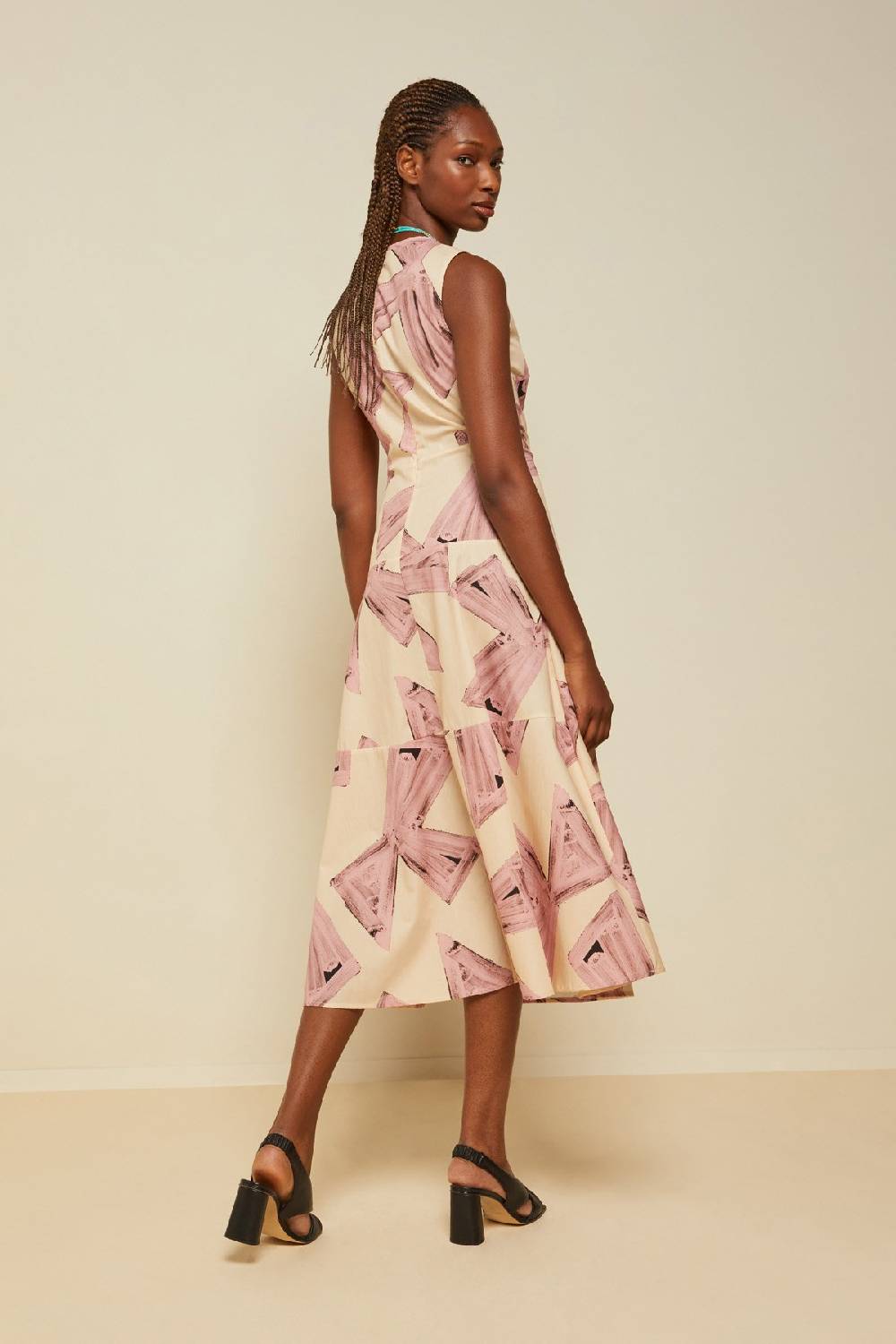 ottod'Ame Cotton midi poodle dress In vendita