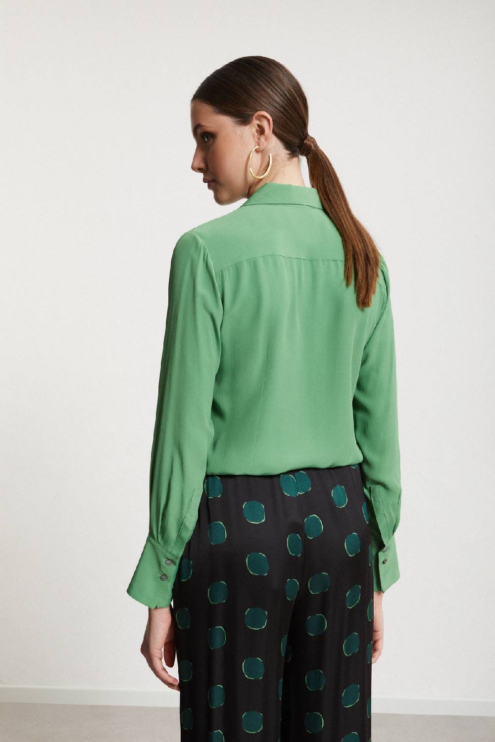 ottod'Ame Silk-blend shirt Sconti questo mese