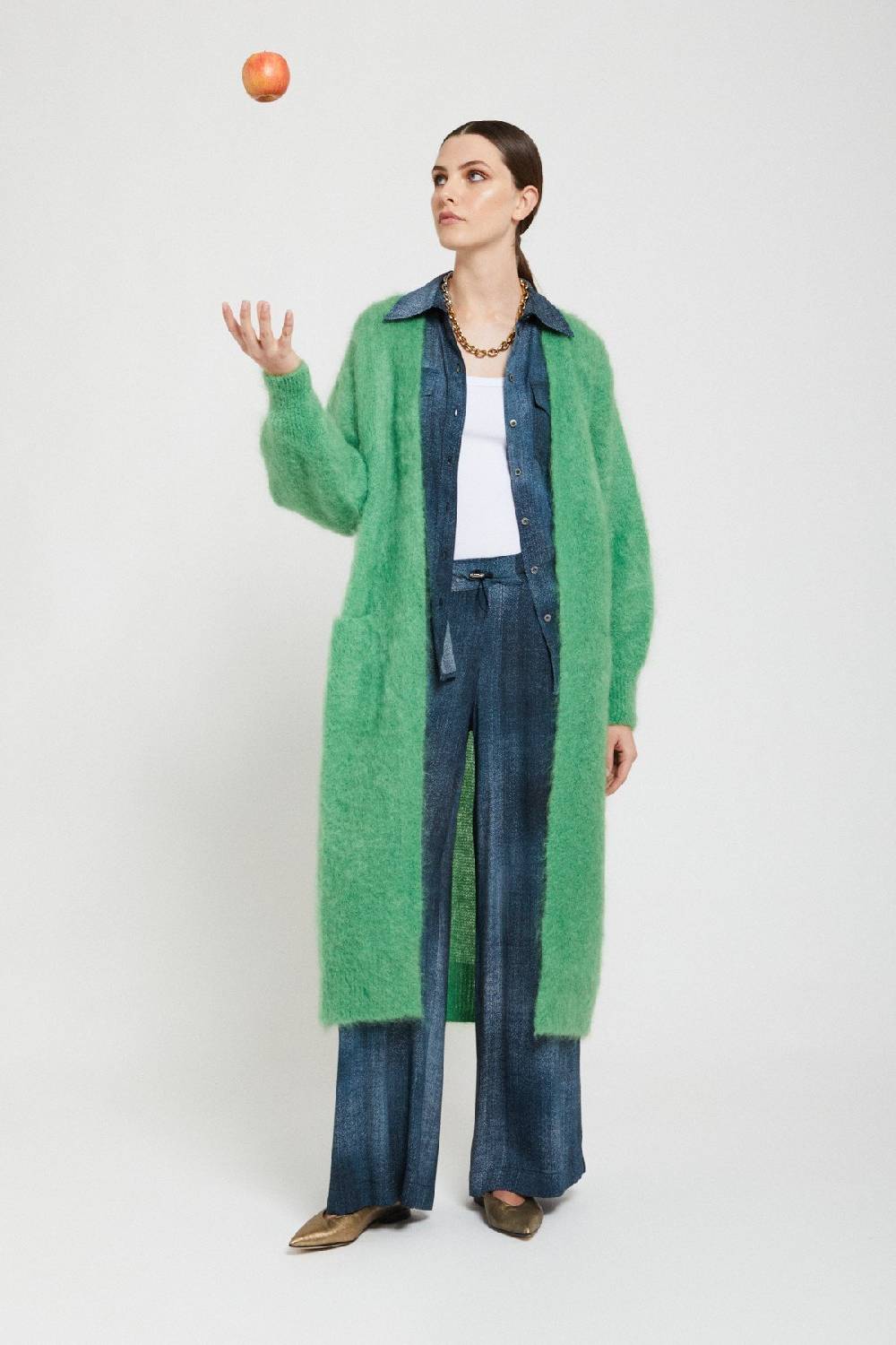 ottod'Ame Mohair blend fluffy cardigan Nuovo
