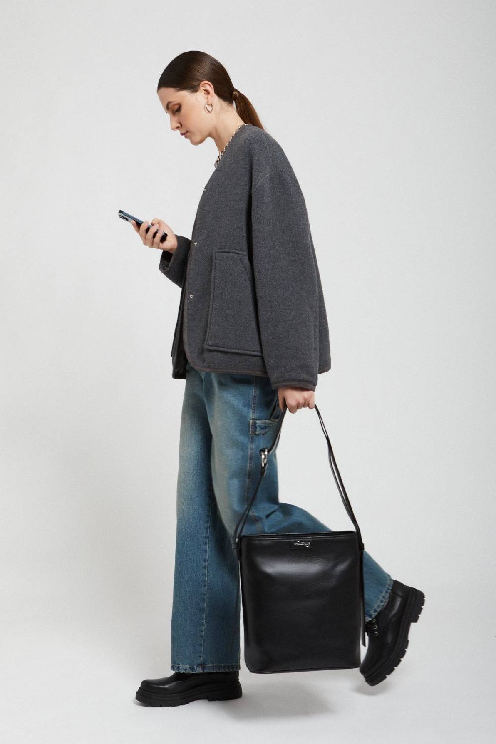 ottod'Ame Wool-blend bomber jacket Soddisfazione Garantita