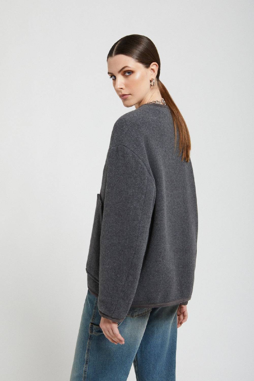 ottod'Ame Wool-blend bomber jacket Soddisfazione Garantita