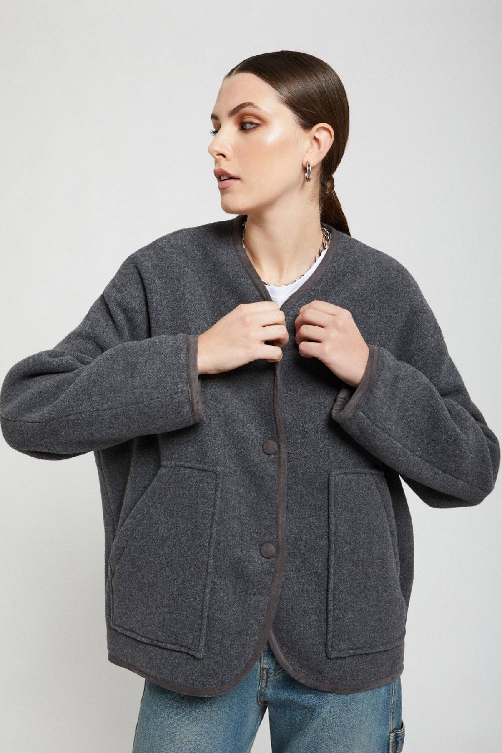 ottod'Ame Wool-blend bomber jacket Soddisfazione Garantita