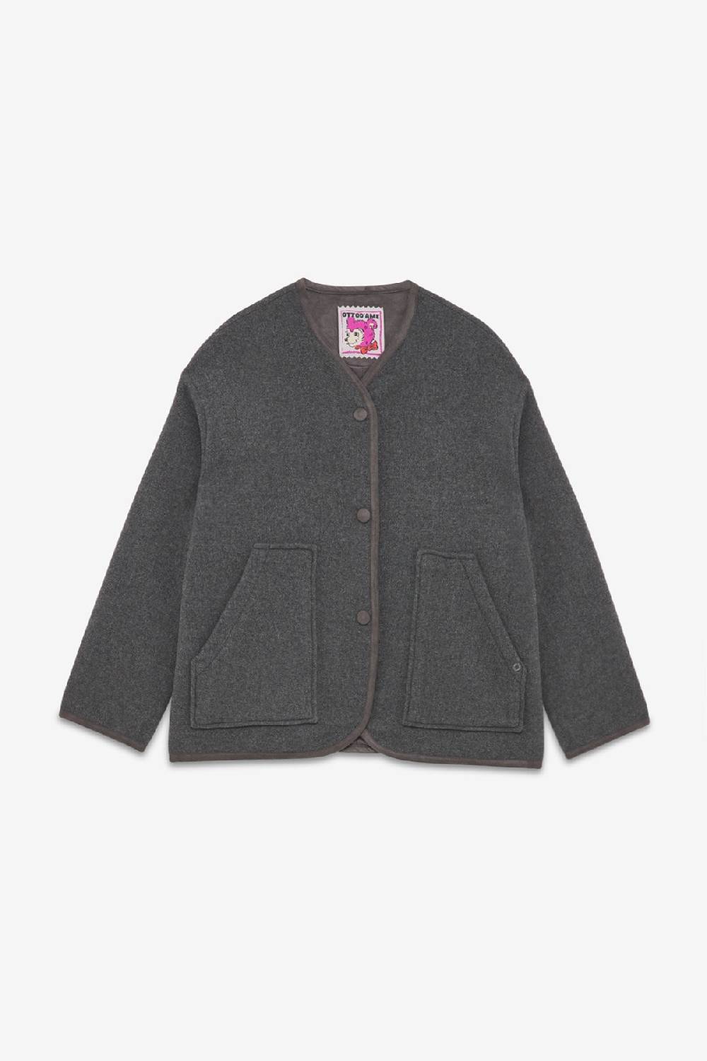 ottod'Ame Wool-blend bomber jacket Soddisfazione Garantita