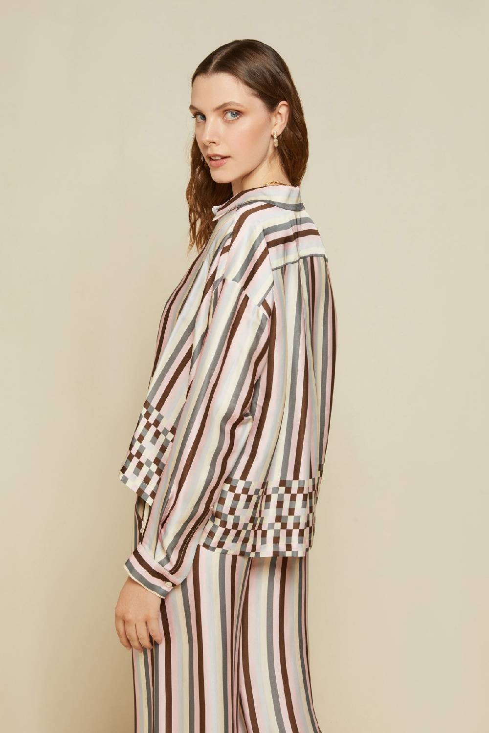 ottod'Ame Printed viscose shirt Shopping Online