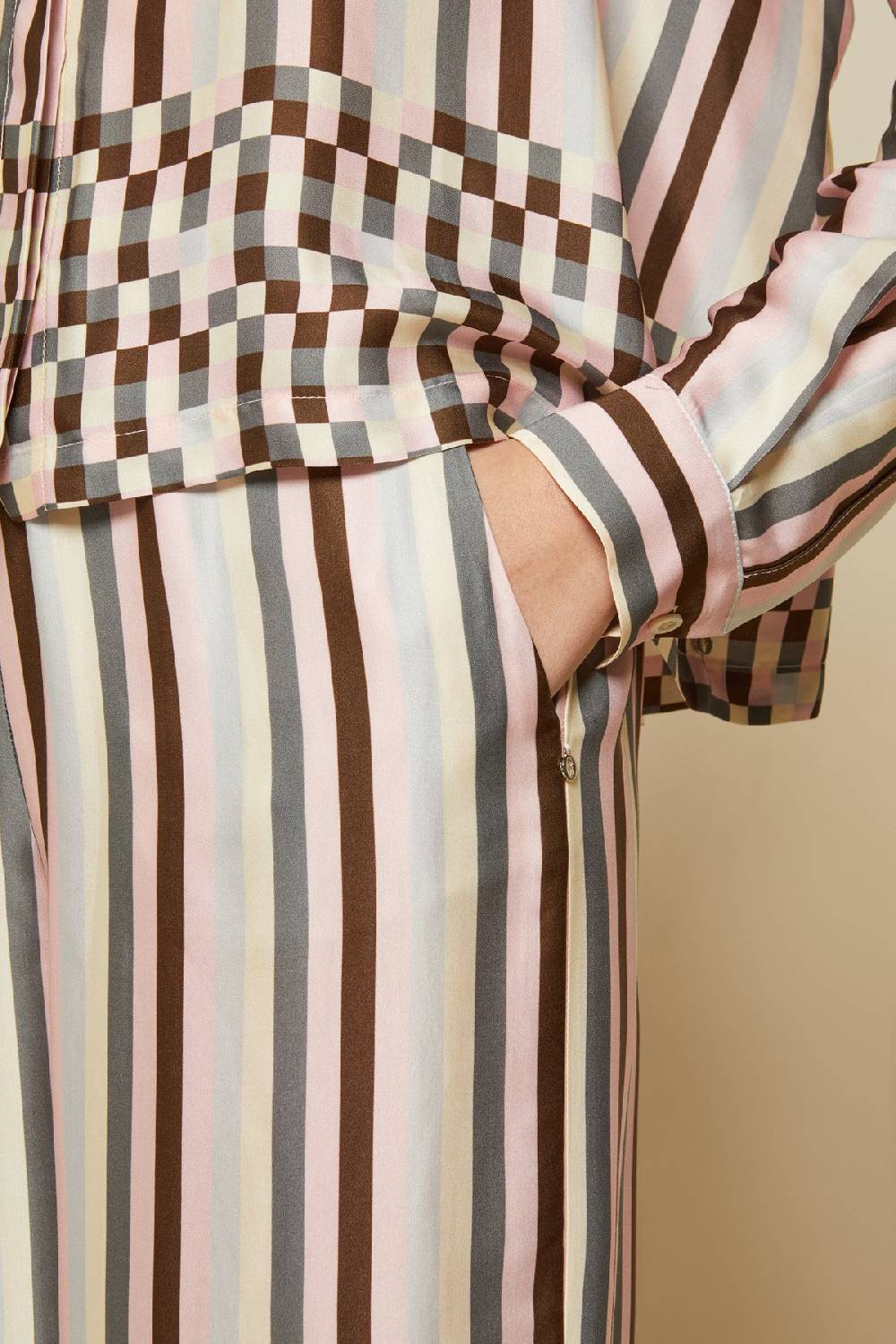 ottod'Ame Printed viscose palazzo trousers Affare Del Giorno