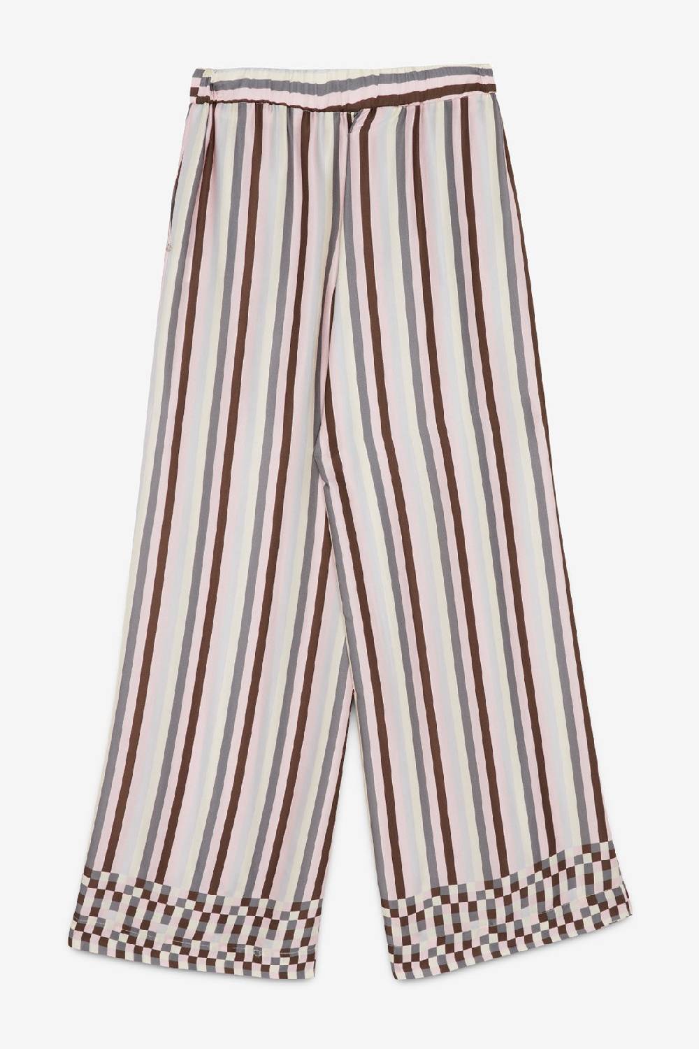 ottod'Ame Printed viscose palazzo trousers Affare Del Giorno