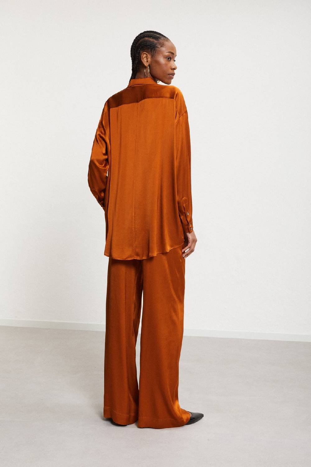 ottod'Ame Viscose palazzo trousers Vendita Economica
