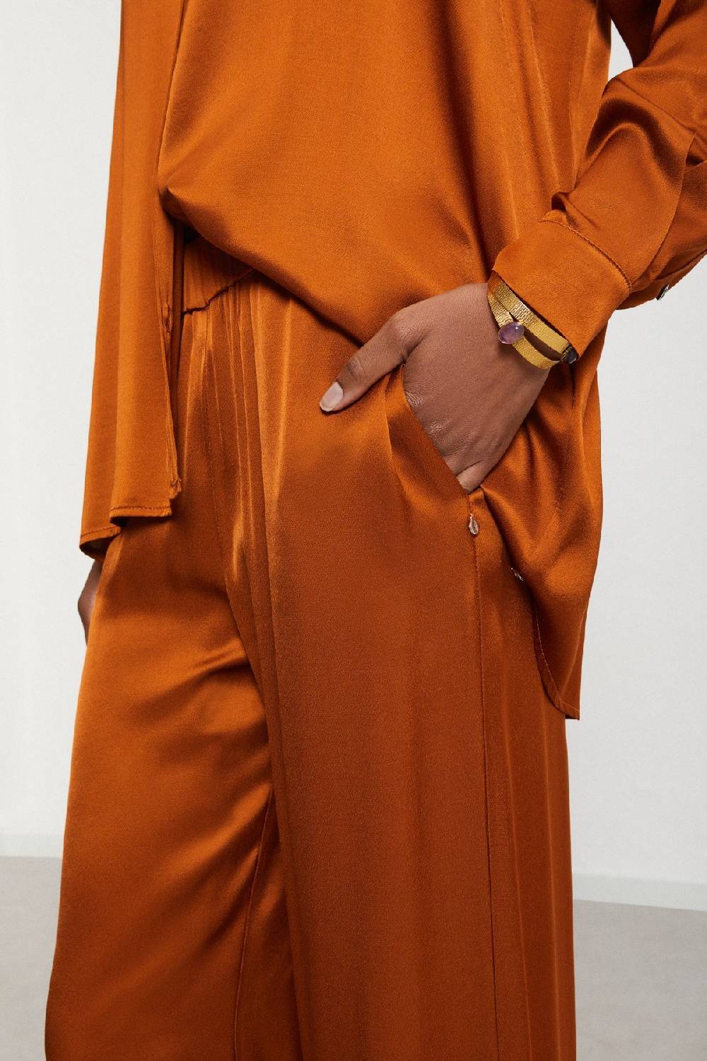 ottod'Ame Viscose palazzo trousers Vendita Economica