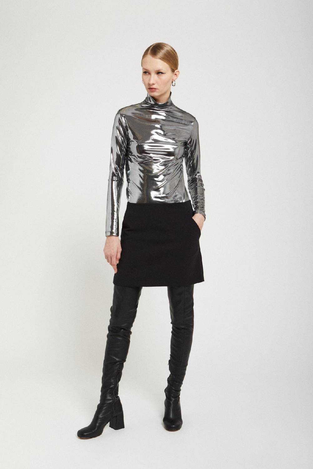 ottod'Ame Solid mini skirt Vendite Flash